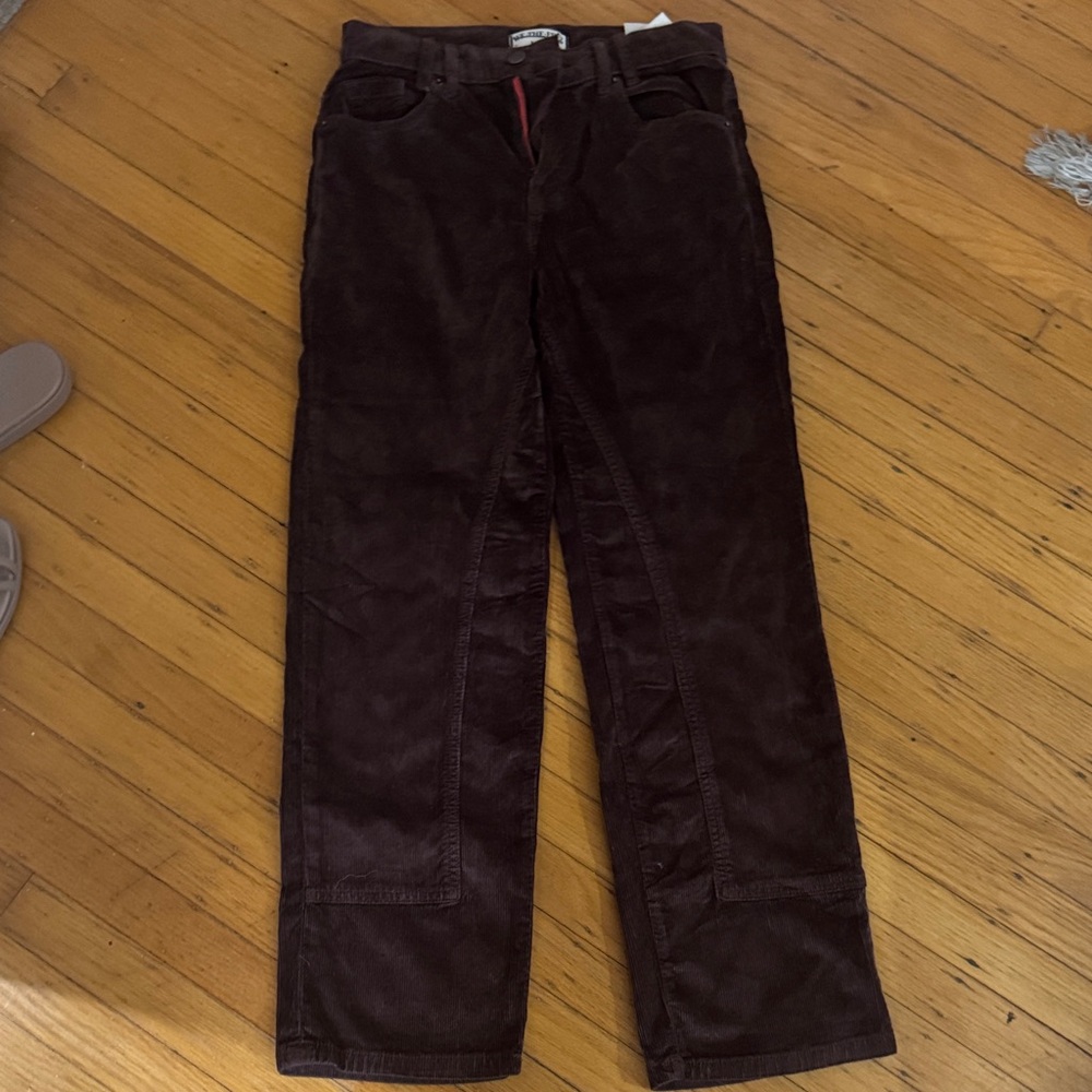 We The Free Dark Brown Corduroy Pants
